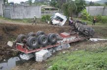 Accidente en la vía Daule