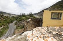 erosion en el río Monjas- quito