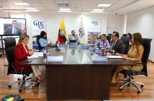 El Pleno del CPCCS escuchó a la veeduría del concurso para fiscal.