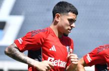 Kendry Páez, a horas de debutar con River Plate en el fútbol argentino.