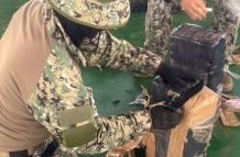 La  Armada decomisó 1.216 bloques de sustancias sujetas a fiscalización