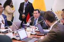 La Comisión de Fiscalización sustancia el juicio político contra Mario Godoy, presidente de la Judicatura.