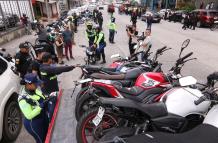 Gresca entre ATM y motociclistas