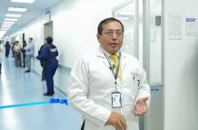 Daniel Rodriguez, gernte del hospital Teodoro Maldonado Carbo