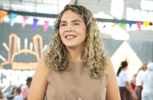 La viceprefecta de la provincia de Los Ríos, Mayra Díaz.