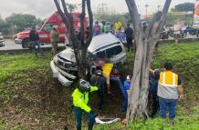 vía a la costa: siniestro vial en Puerto Azul