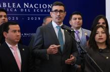 El asambleísta de ADN, Andrés Guschmer, se refirió a la detención del alcalde de Guayaquil, Aquiles Álvarez, por el caso Goleada.