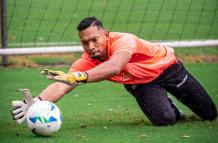 José Contreras arquero venezolano del Barcelona SC.