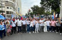 Marcha en Guayaquil