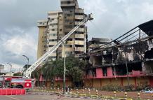 Incendio en el centro de Guayaquil