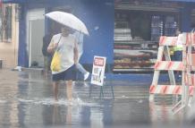 calles inundadas en Sauces