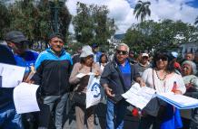 Protesta tasa basura Quito