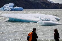 glaciar en la región de Magallanes en el extremo sur de Chile.