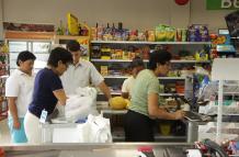 Compras en un supermercado