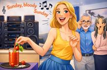 Tía Loca con un bloody mary