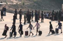 Personas rescatadas de centros de estafa