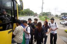 Bus universitario Guayaquil