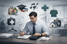 Imagen conceptual sobre proyección de gastos