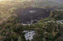 volcán de lodo en San Juan de Urabá,