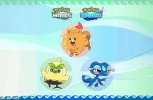 Personajes de Pokémon Winds y Pokémon Waves.