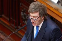 El presidente de Argentina, Javier Milei