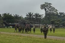 Una operación militar ejecutada por las Fuerzas Armadas permitió ubicar y bombardear un campamento de los Comandos de la Frontera