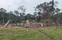 el sitio funcionaba como zona de descanso y entrenamiento para cerca de 50 integrantes de esta organización