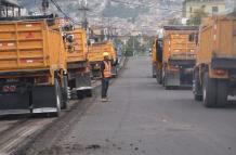 Falta de asfalto Quito