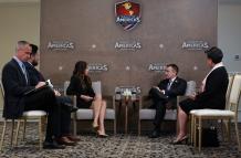 Daniel Noboa se reune con Kristi Noem