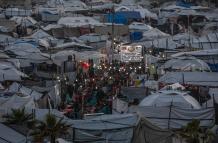 Palestinos desplazados