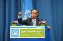 El presidente de Colombia, Gustavo Petro, cuestionó en Viena la iniciativa estadounidense Escudo de las Américas.