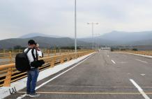 puente internacional Atanasio Girardot, en Cúcuta (Colombia)
