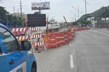Puente avenida del Bombero Los Ceibos
