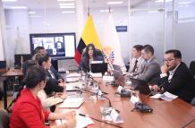 Diana Jácome, presidenta de la Comisión de Participación, dio inicio a las comparecencias para fiscalizar los efectos del fallo de la CC sobre las solicitudes de los adolescentes para el cambio de género en el Registro Civil.