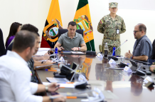 Daniel Noboa en toque de queda