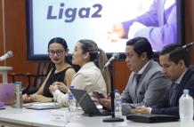 La abogada de la consejera Nicole Bonifaz fue una de las primeras que participó en la exposición de las defensas técnicas, durante la audiencia preparatoria de juicio.