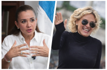 Marcela Aguiñaga y Cynthia Viteri