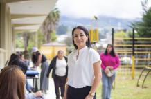 Verónica Arias, parlamentaria andina