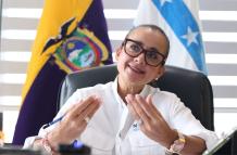 Marcela Aguiñaga anunció que renunciará a su cargo el próximo 14 de mayo y que no buscará la reelección en los comicios seccionales.