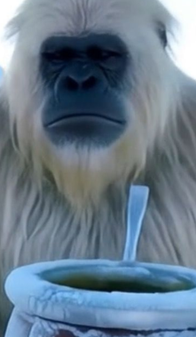 El Loco Blanco, el gorila virtual que se ha vuelto viral en TikTok gracias a la IA.