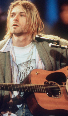 Kurt Cobain, lider de Nirvana.