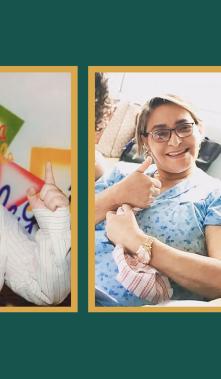 Mimo Cava y Amparo Guillén.