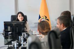 La ministra Sariha Moya