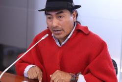 Leonidas Iza vuelve a la dirigencia indígena, tras la designación como el nuevo presidente de la Ecuarunari.