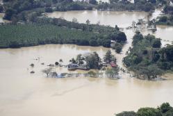 inundaciones en zona rural del sur del departamento de Córdoba (Colombia)