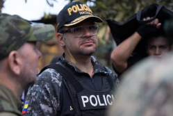 John Reimberg, ministro del Interior en Ecuador.