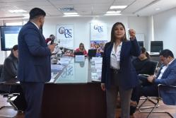 Luego del sorteo, nueve integrantes de la Comisión de selección recibieron entre ocho y nueve expedientes de los 75 inscritos para fiscal General del Estado.