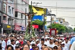 procesión de parroquias del noroeste de Guayaquil