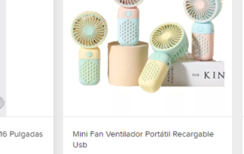 Ventiladores recargables