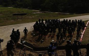 Mundo, Taiwán, Reclutas del Ejército se entrenan con pruebas de lanzacohetes